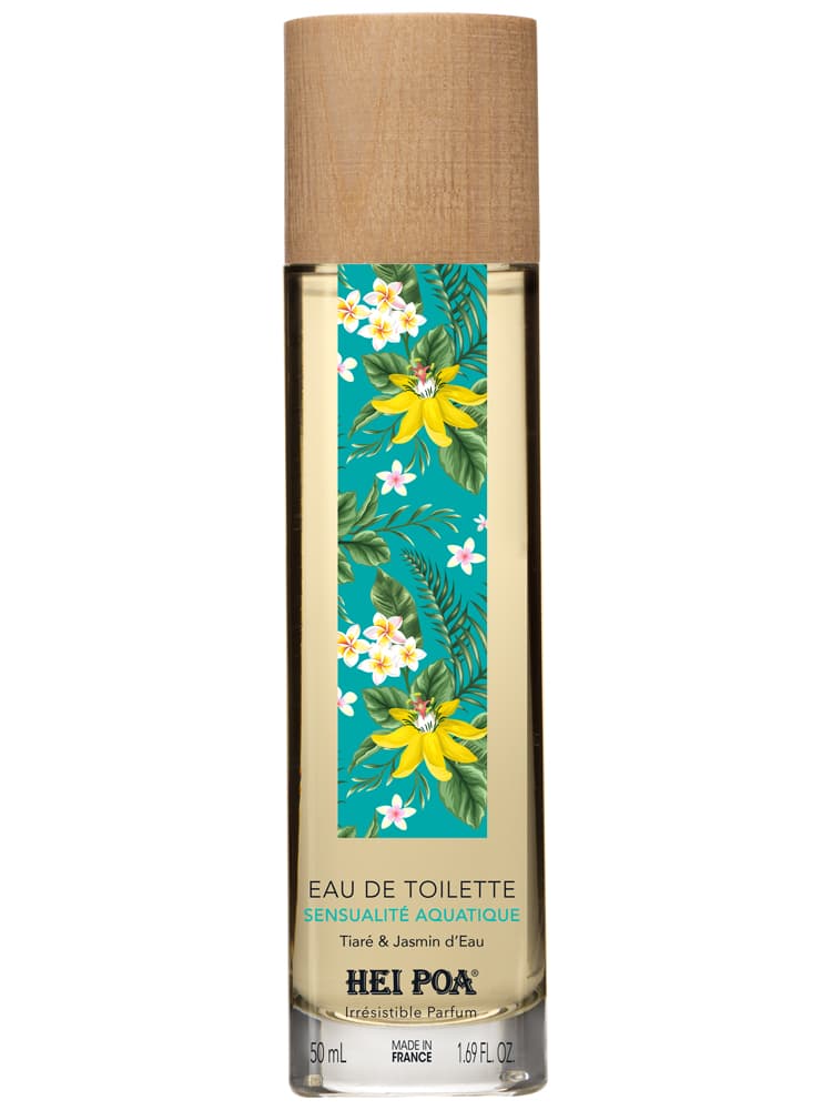 Hei Poa Eau de Toilette Sensualité Aquatique - Tiaré & Jasmin d'Eau - 50 ml
