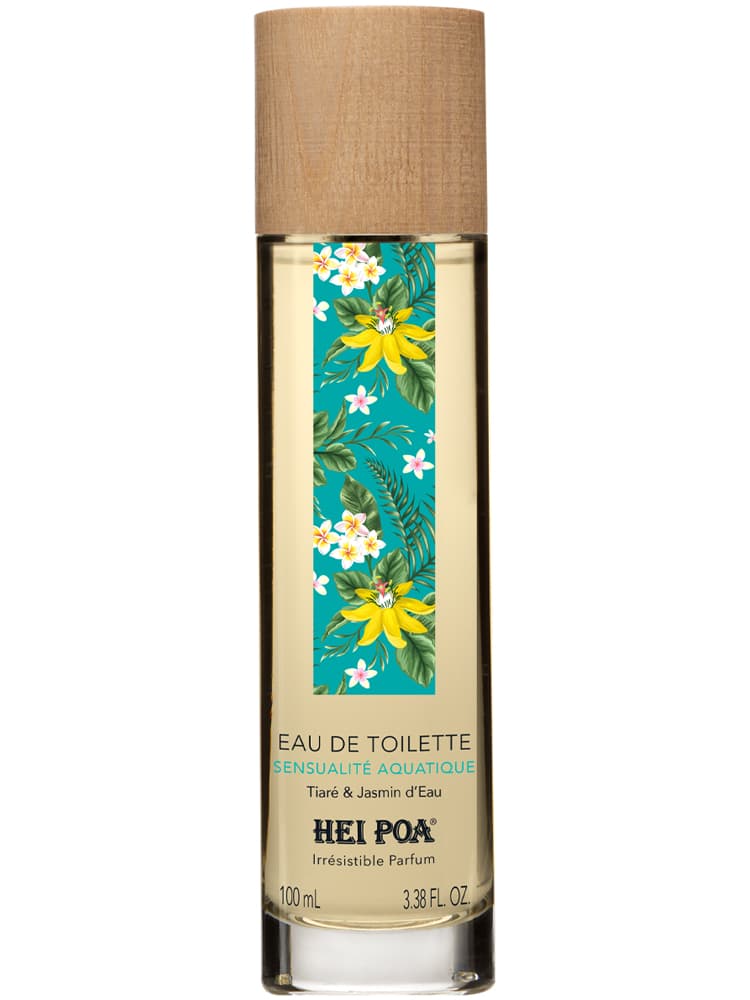 Hei Poa Eau de Toilette Sensualité Aquatique - Tiaré & Jasmin d'Eau - 100 ml