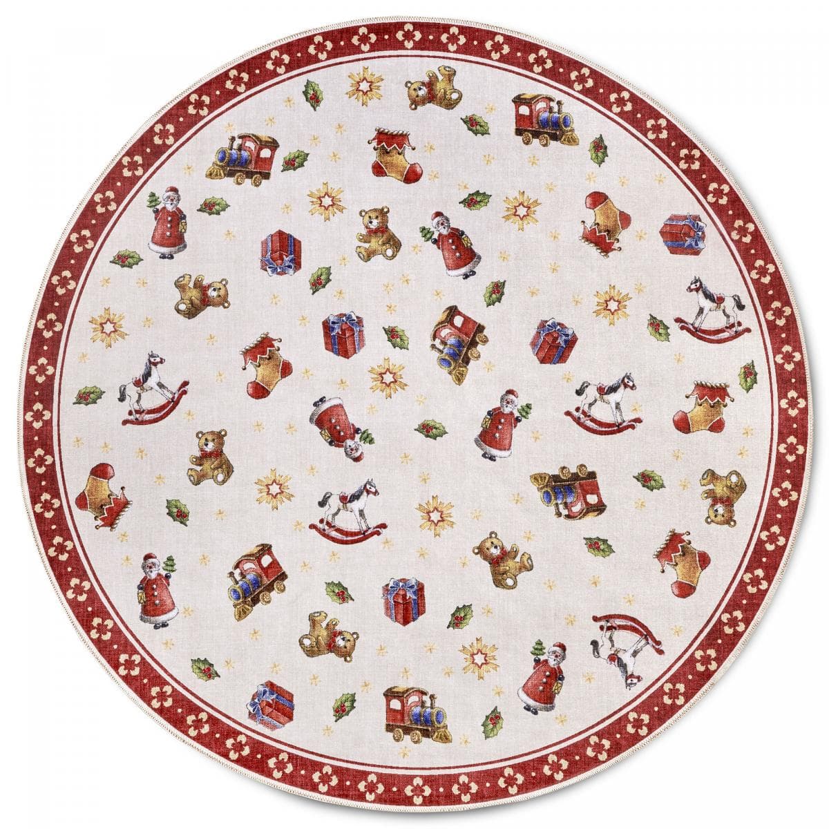 Tapis salon ou enfant NOEL, tapis kilim fin et original